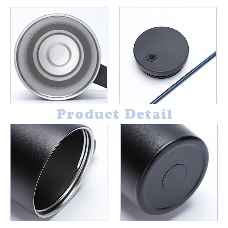 Tumbler with lid and Straw 1200ML Cup Stainless Steel Vacuum Insulated Tumbler for Water, Iced Tea or Coffee 1.2L Office, Gym and Travelling
