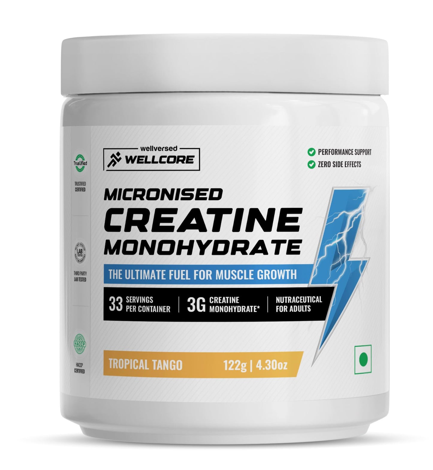 Wellcore - Pure Micronised Creatine Monohydrate (33 Servings) | Rapid Absorption