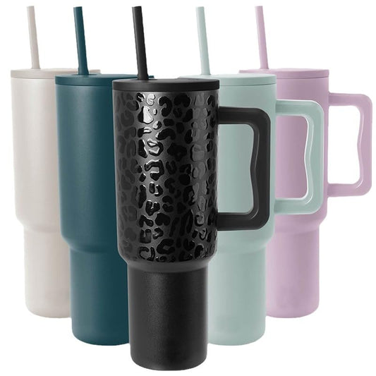 Tumbler with lid and Straw 1200ML Cup Stainless Steel Vacuum Insulated Tumbler for Water, Iced Tea or Coffee 1.2L Office, Gym and Travelling