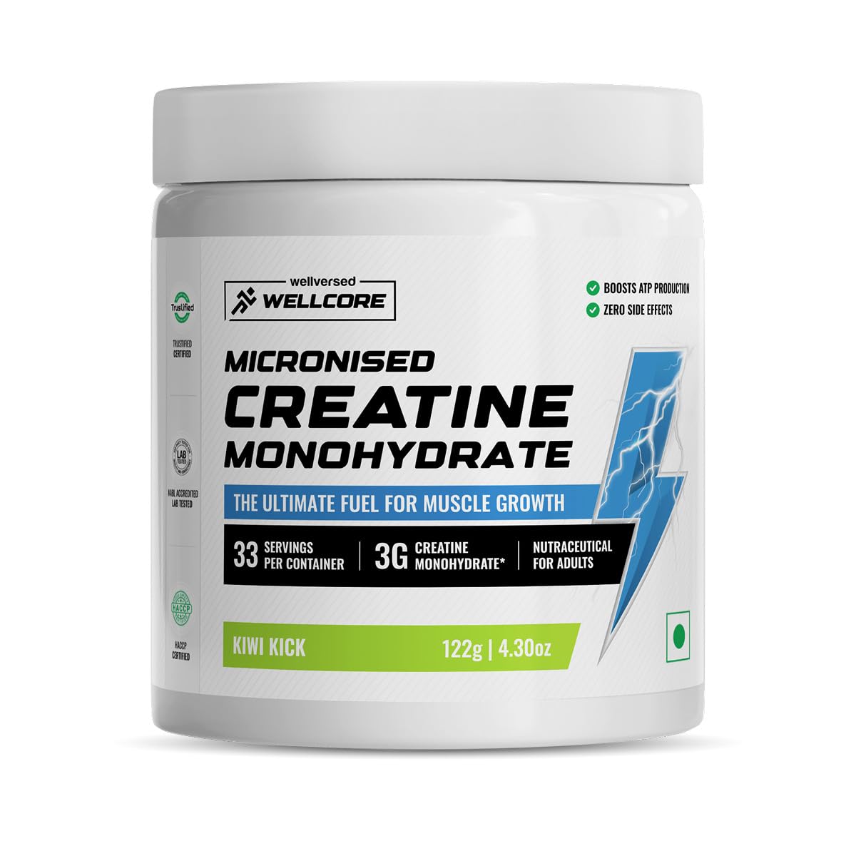 Wellcore - Pure Micronised Creatine Monohydrate (33 Servings) | Rapid Absorption
