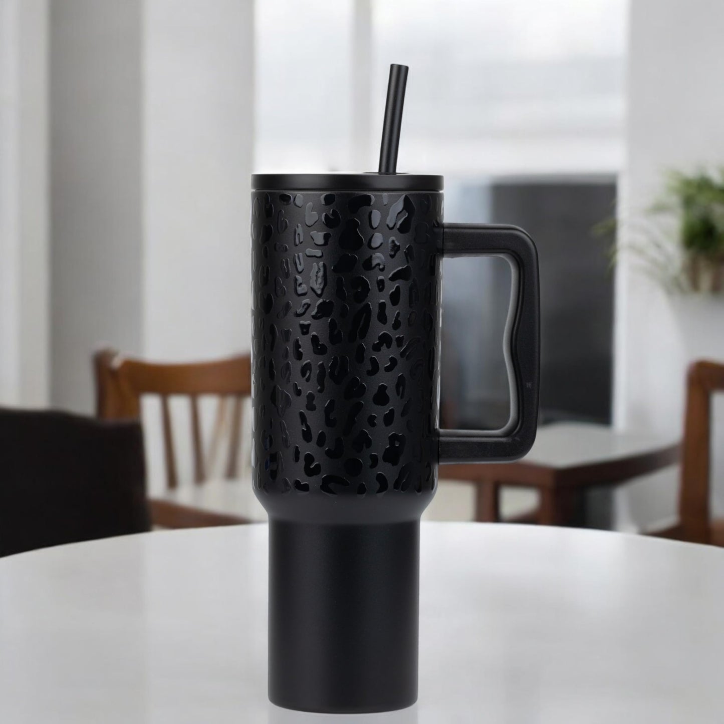 Tumbler with lid and Straw 1200ML Cup Stainless Steel Vacuum Insulated Tumbler for Water, Iced Tea or Coffee 1.2L Office, Gym and Travelling