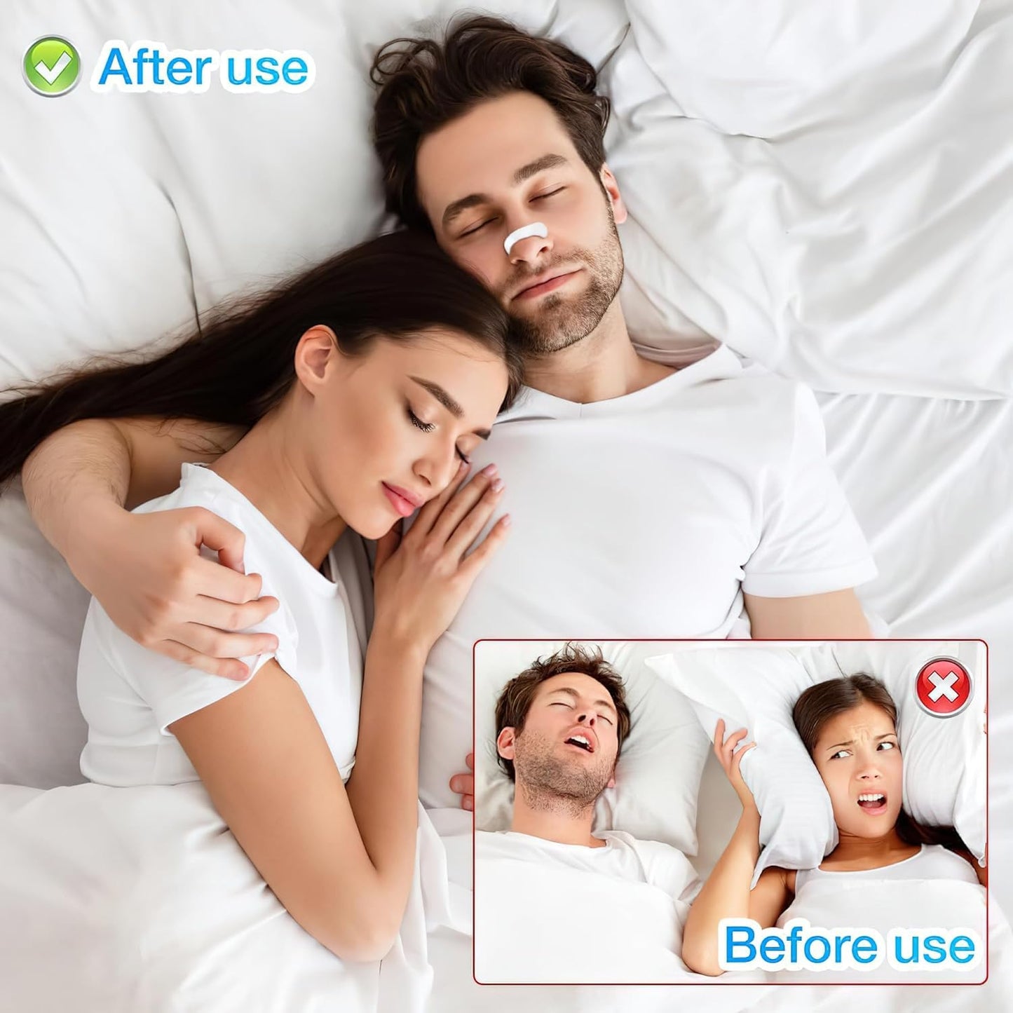 The Lean Collective’s Innovative Two Part Nasal Dilator System Magnetic Nose Strips for Breathing & Nasal Dilators for Breathing Includes Relief Bands
